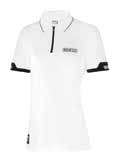 Sparco POLO ZIP LADY valge