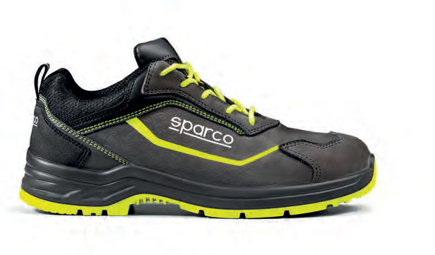 Sparco CONOR ESD S3S SR FO LG tumehall / fluorokollane