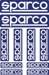 Sparco KIT OF 10 STICKERS